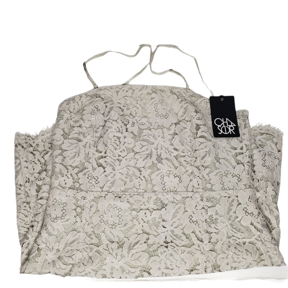 CHASER Gray Lace Mini Dress - Picture 6 of 12